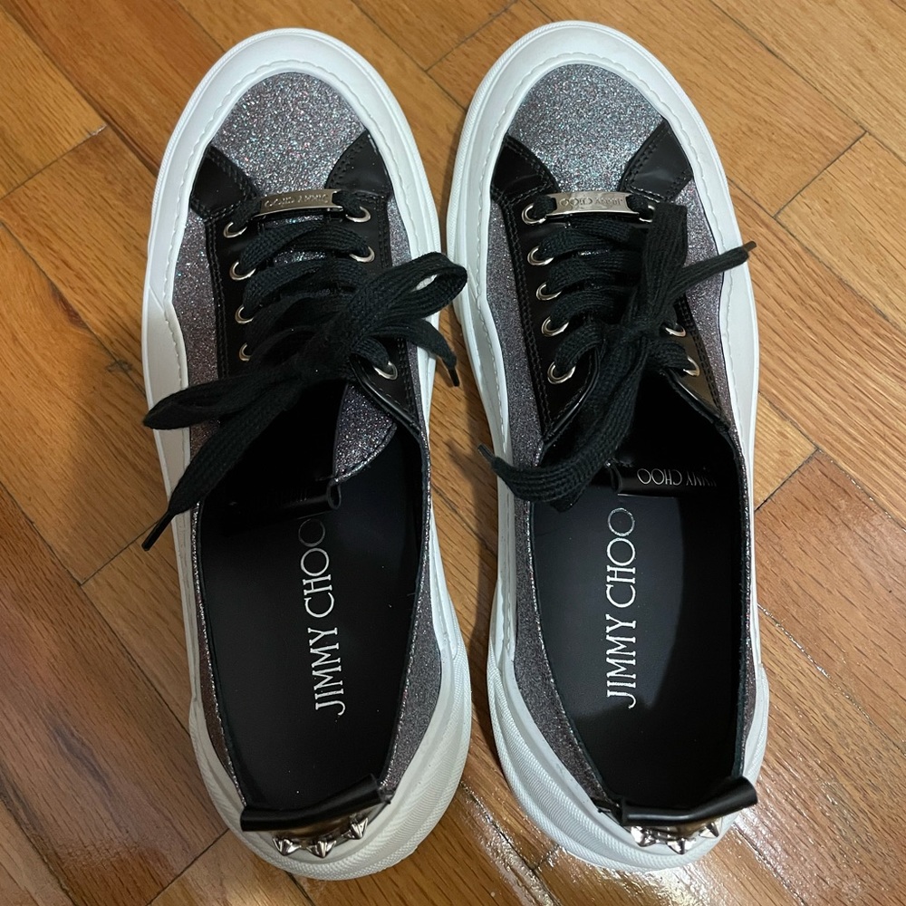 Jimmy Choo Sneakers Women's Black Choo V.b.c Lace Up.
